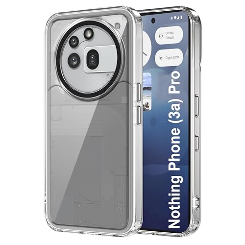 Image of Zapcase Back Case Cover for Nothing Phone (3a) Pro | Compatible for Nothing Phone (3a) Pro Back Cover | Case Cover with Camera Protection | (TPU + PC | Transparent)