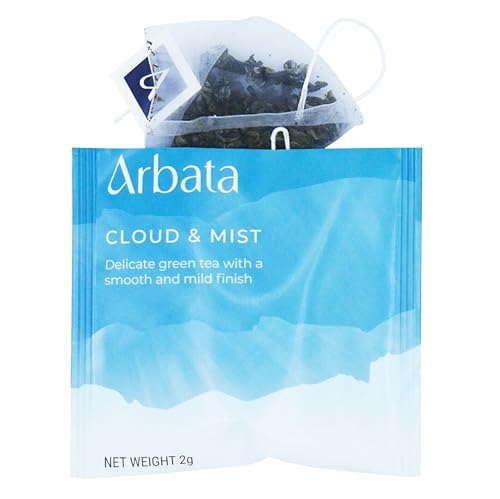 Arbata Cloud & Mist Tea, 24 Pyramid Tea Bags, Artisinal Lightly Caffeinated Green Tea, Chinese Green Tea Bags Gift Set (Cloud & Mist) - Image 3