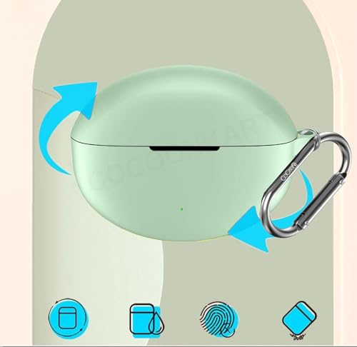 Image of Silicone Case Cover Compatible for OnePlus Nord Buds 3 | 3 Pro (Matcha Green)