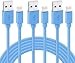 iPhone Charger Cable - Novtech 3 Pack 6FT Lightning Cable MFi Certified Fast Charging Cable Compatible with iPhone iPad iPod - White