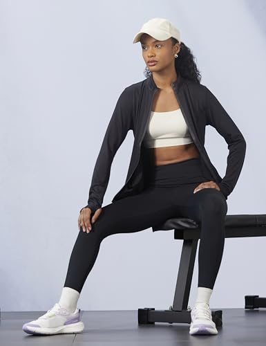 Image of BlissClub Women Skinny Fit High Rise The Ultimate Leggings, Ankle Length Tights for Gym, Yoga and Workout with 4 Pockets