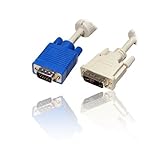 Color: beige 2 m a DVI macho SVGA/VGA PC Pantalla TFT Monitor Cable Adaptador Conversor de Cable de