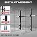 Goimu S1-V4 Smith Machine, 2000LBS Power Cage with Cable Crossover System, All-in-One Squat Rack with Smith Bar, Strength Training Equipment for Hone Gym (Black Smith Machine wiht 340lb Weights)