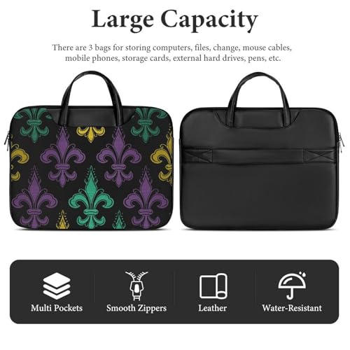 Bolsa para portátil 17'' impermeable con asa y estampado miniatura 4