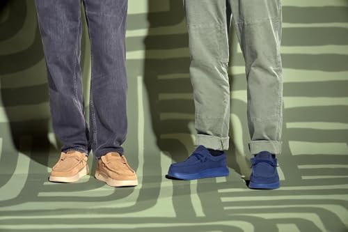 Image of HEYDUDE Men's Wally Comf Suede Slip-On Loafers | Lightweight Men's Casual Shoes | Extra Plush Midsole Padding for Everyday Wear