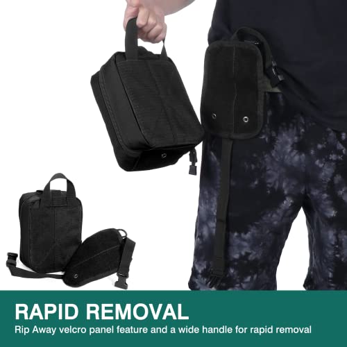 Kyrio Erste Hilfe Beutel Leer, Taktische Molle-Tasche Medizinisches Outdoor-Paket, Rip-Away EMT-Werkzeugtasche für… - Image 6