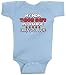 Threadrock Unisex Baby My Mom Thinks She's in Charge That's so Cute Bodysuit 6M Light Blue