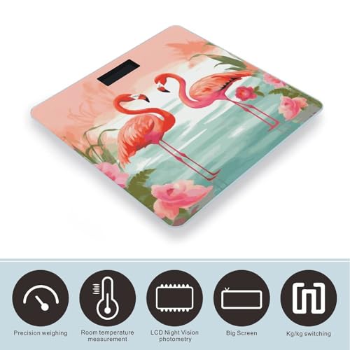 Báscula de Baño Digital con Pantalla LED Clara miniatura 3