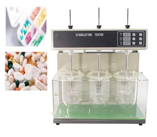 CNYST Drug Dissolution Testing Dissolution Test Apparatus with Speed Range (20-200) RPM Timing Range (5?900) min (6 Points) Timing Accuracy ±0.3% Paddle Oscillation Range ±0.5mm