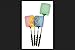Diamond Visions Extendable Fly Swatter Rubber 27" Assorted Colors