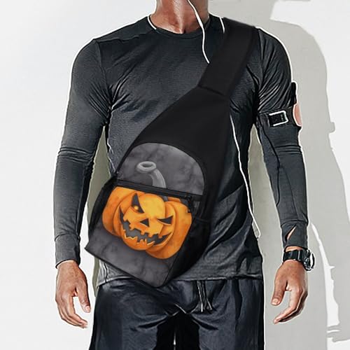 Bolso cruzado casual Halloween para pecho y hombro miniatura 7