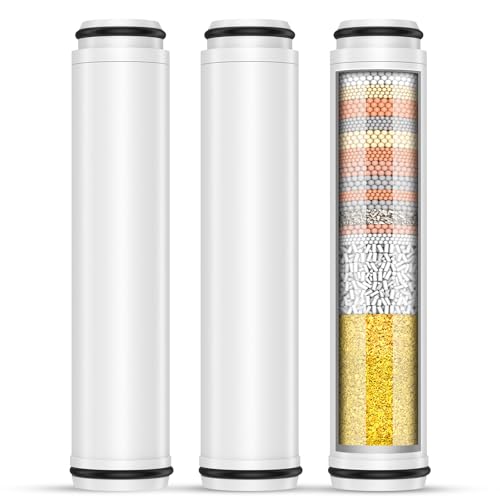 Image of FEELSO Shower Filter for Handheld Shower Head, 3 Pack 15 Stage Replacement Filters for Hard Water Remove Chlorine and Harmful Substances