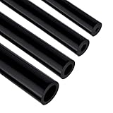 EVIL ENERGY 5/32 1/4 5/16 1/2 Silicone Vacuum Tubing Hose Line Kit 5FT 130PSI Max Pressure Black (4mm 6mm 8mm 12.7mm)