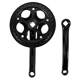 GANAZONO Fahrrad Kurbelgarnitur Zähne Kettenblatt Ersatz Kurbelarm für Rennrad Fixie Klapprad...
