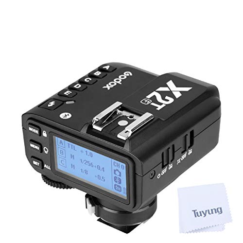 Godox X2T-F TTL Wireless Flash Trigger for FUJIFILM Bluetooth Connection Supports iOS/Android App Contoller, 1/8000s HSS, TCM Function,Relocated Control-Wheel,New AF Assist Light Godox X2T-F TTL Wireless Flash Trigger for FUJIFILM Bluetooth Connection Supports iOS/Android App Contoller, 1/8000s HSS, TCM Function,Relocated Control-Wheel,New AF Assist Light