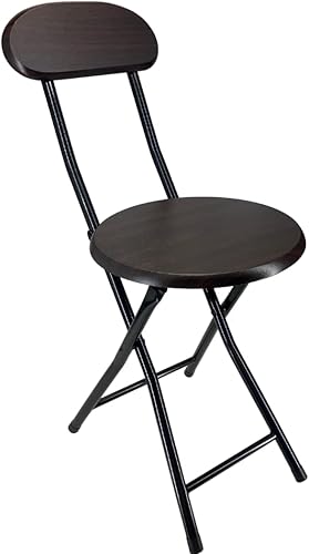 MOON FLOWER Silla plegable portátil con respaldo y asiento de madera  Ideal para picnic, viajes de campamento o eventos al aire libre