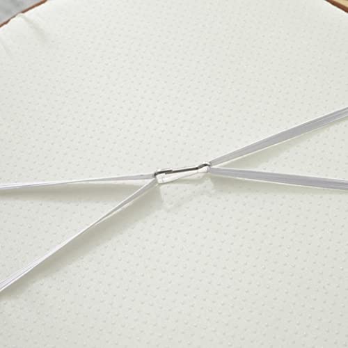 Cojines redondos antideslizantes con lazos para sillas de comedor y cocina 4