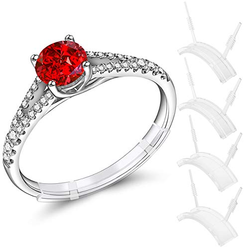 Coopache Invisible Ring Size Adjuster for Loose Rings Fix, Ring Guard Sizer for Men and Women