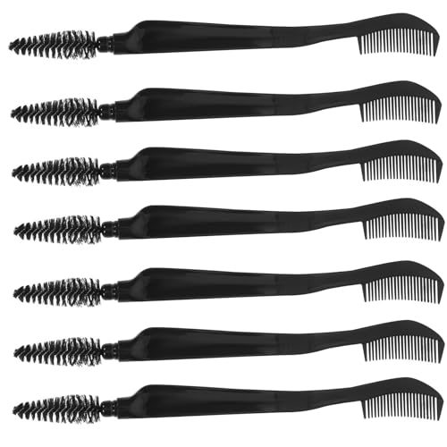 Baluue Professional Eyebrow Eyelash Brush Double Makeup Brush Easy to Use Portable for Anywhere