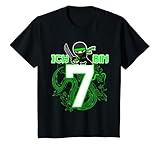 Kinder 7. Geburtstag Junge 7 Jahre alt siebenjähriger Ninja T-Shirt