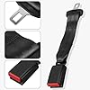DSWY 2 Pcs Universal Car Belt Shoulder Extender Strap Pad, 14.09IN Soft and Comfortable Shoulder Strap Accessory for Auto Interiors Black #1