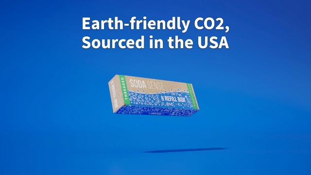 Soda Sense 60L CO2 Exchange Canister - 2 Pack, Threaded Style - Compatible with All 'Screw-In' Soda/Sparkling Water Makers, Including SodaStream BLUE Cylinder Models, Ninja Thirsti, Philips & More