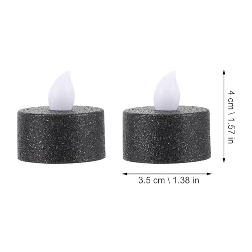 Luces LED decorativas tipo velas eléctricas sin llama de luz cálida 2