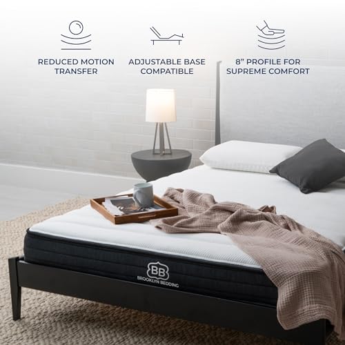 Image of Brooklyn Bedding Select 8 inch Gel Memory Foam Hybrid Mattress, King