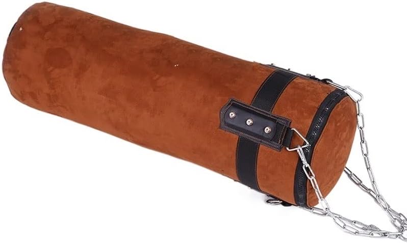 Boxing Bag Cowhide Sandbag Punching Boxing Bag Heavy Punching Bags Adults Muay Thai Taekwondo Home Training Punch Bags (120cm)