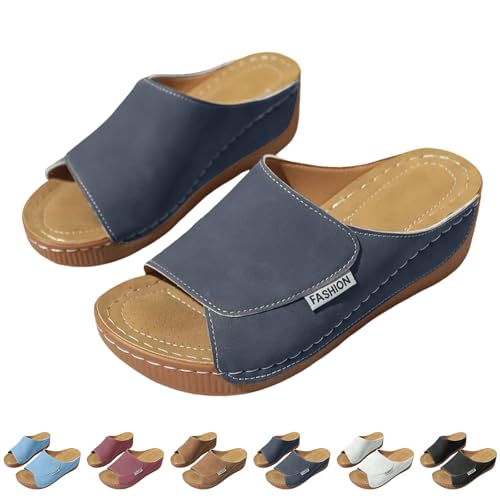 Wedge Sandals Women 2025 Open Toe Sandals Espadrilles Orthopedic Dressy Casual Boho Summer Beach Platform Sandals Women