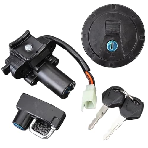 Candados Cierres Moto Compatible Con KLX125 2010-2014 Para KLX250 KLX250S 2009-2014 Interruptor Encendido Tapa Combustible Para Juego Cerradura Asiento