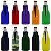 Blank Foam Zipper Beer Bottle Coolie, Collapsible Bottom (12, Various)
