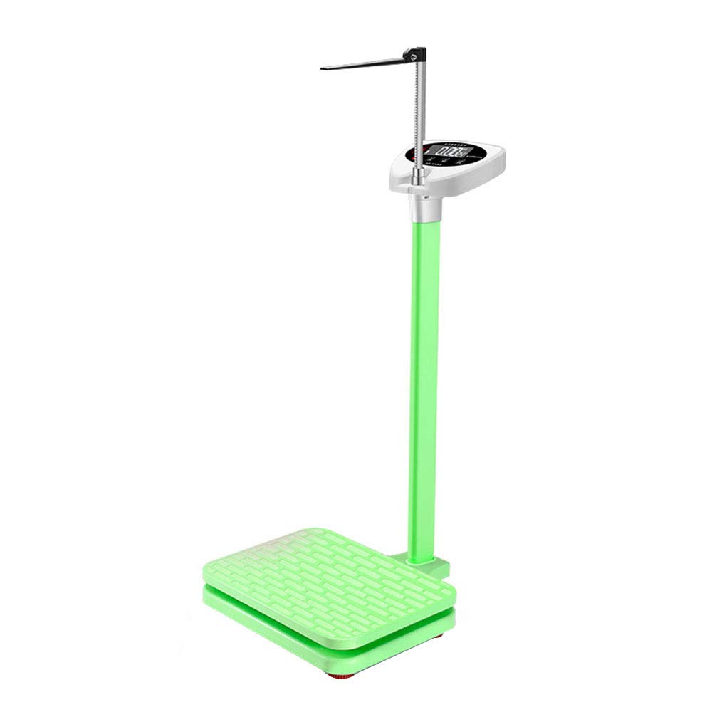 Bilancia per Medico Professionale, Bilancia per Altezza E Peso, Bilancia A Colonna Digitale, Bilancia Elettronica di Misurazione Ad Alta Precisione, con Asta di Altezza E Display A LED, capacità 180