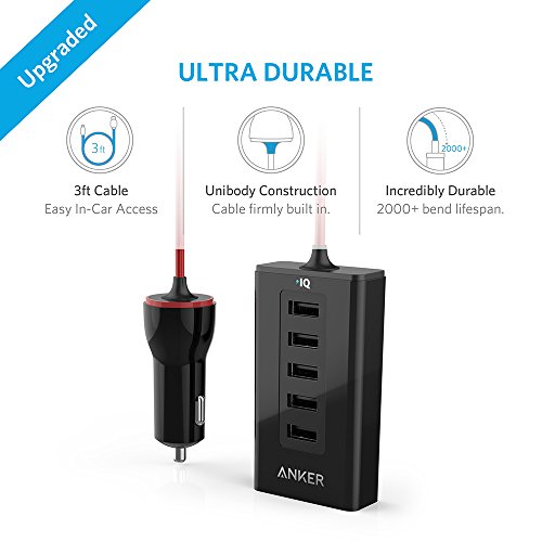 Image of Anker FBA A2311011 A2311011 USB Car Charger for Tablets (Black)