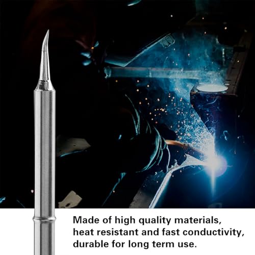 Image of Soldering Tips T12 JL02 Soldering Iron Tips Replacement | Plug and Play T12 Soldering Iron, Tips Replacement of Iron Tip Set Compatible with FX 951 Soldering Station (T12-JL02)