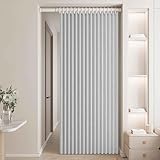 【Confezione】: 1 tenda per porta, 1 asta telescopica (a seconda della dimensione selezionata). Facile da installare e regolare, facile da pulire: lavare in lavatrice in acqua fredda con un ciclo delicato, non candeggiare. Asciugare in asciugatrice a bassa temperatura.