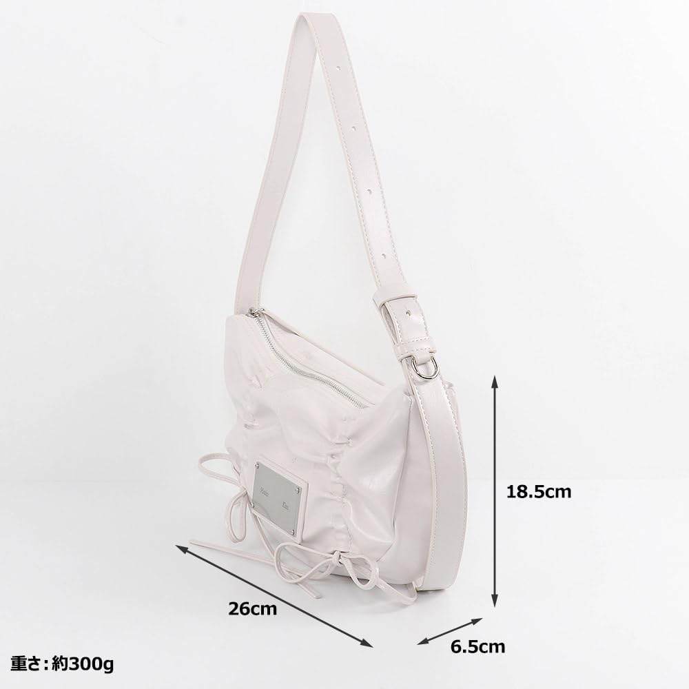 Amazon.co.jp: Matin Kim HALF SHIRRING RIBBON ROUND BAG 2-WAY