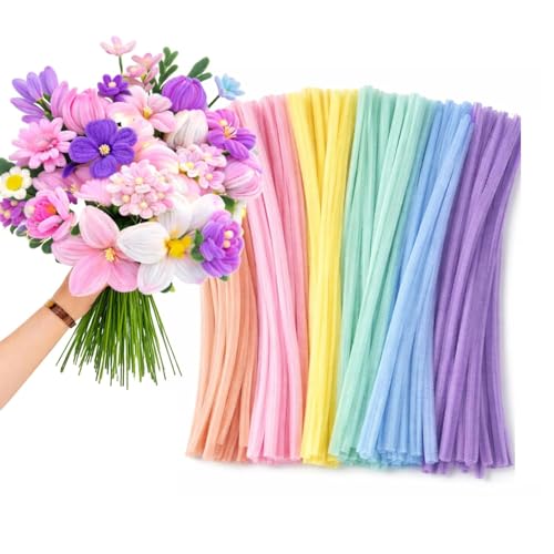 Art Ranger 100pc Pastel Multicolor Pipe Cleaners - Image 3