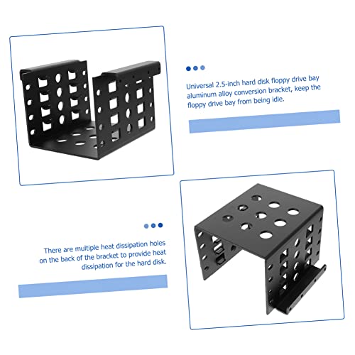 Kit de soporte para disco duro jojofuny de aluminio negro miniatura 3