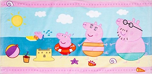 Peppa Pig Beach Towel Childrens Cotton Towel 28x54