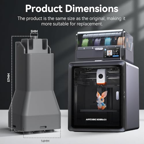 Original 8 Colors Filament Hub Ermöglicht 8-Farben-Druck Hochpräzise Filamentumschaltung Compatible with Anycubic Kobra 3/3 V2 ACE Pro, Kobra S1 ACE Pro, Kobra 3 Max Combo 3D Druckern