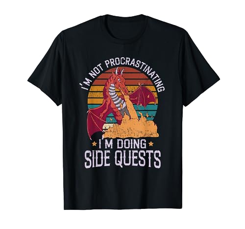 I'm Not Procrastinating I'm Doing Side Quests Camiseta