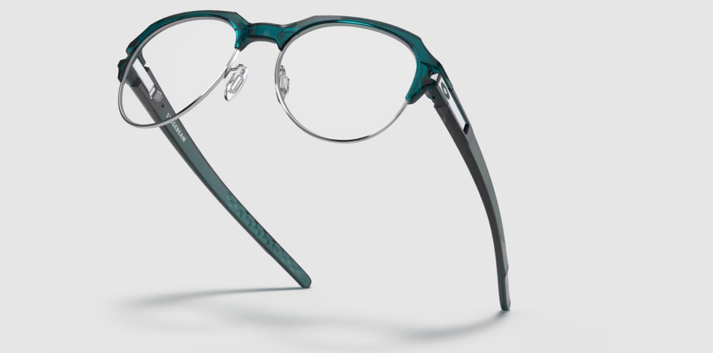 Oakley mens Ox8148 Stagebeam Round Prescription Eyeglass Frames