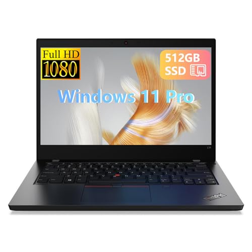 Image of Lenovo ThinkPad L14 Gen 2 Business Laptop, 14 inch FHD(1920x1080), Core i5-1135G7 Up to 4.2GHz, 16GB RAM, 512GB SSD, HDMI, USB3.2, Windows 11 Pro (Renewed)
