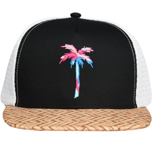 Image of EDTREK Adventure Snapback Hat - Surf Hat - Beach Hat - Hiking Trucker Hat - Flying High Hat