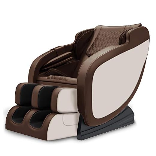 OFAN Massage Chair 3D S-Track Robots Hands Full Body Recliner with Zero Gravity, Rocking Function, 6 Auto Modes (Golden)