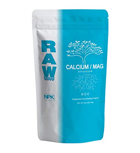 RAW- Calcium,Magnesium, Plant Nutrient to Increase Plant Strength, Increase Plant Growth, Plant Feeding Supplement, for Horticulture Purposes Indoor, Outdoor Use- 8 oz