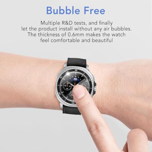 Image of Supershieldz Tempered Glass for Samsung Galaxy Watch 8 Classic (46mm) - 2 Pack
