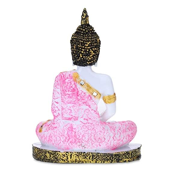 Image of WinsomeCollection Lord Buddha Showpiece for Home Decor | Table Showpiece for Living Room, Bedroom & TV Unit | Decorative Spiritual Idol | Gift Item | Statue for Gift (V2)