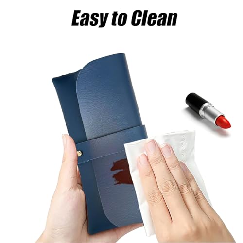 Image of Glasses storage bag Travel sunglasses myopia glasses storage bag Fashion leather storage bag